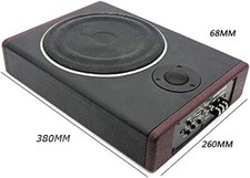 Bonilan Coppia SubWoofer 8 pollici attivo amplificato per sottosedile auto 600W
