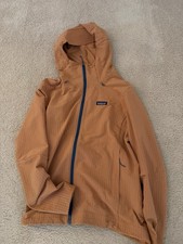 Felpa con cappuccio uomo patagonia R1 Techface arancione medio