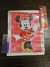Quadro minnie mouse - mouse, diamante