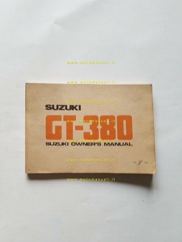 Suzuki 380 1973 - suzuki,