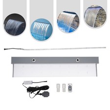 36 7 Colori Piscina Fontana Piscina Cascata Luce LED con Telecomando