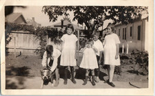 1940s Kids Wearing All White
