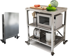 3 Ripiani Carrello Da Cucina