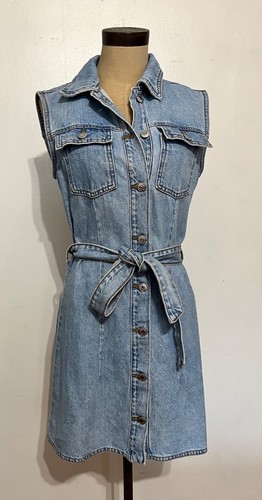 Abito camicia denim zara - abito, con
