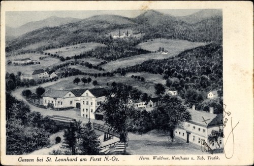 Cartolina vicoli bassa - cartolina, in