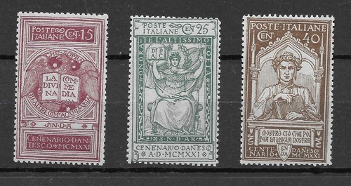 Italia regno 1921 dante - italia,