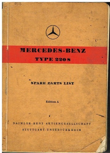 Mercedes benz w180 serie - w180, 220s