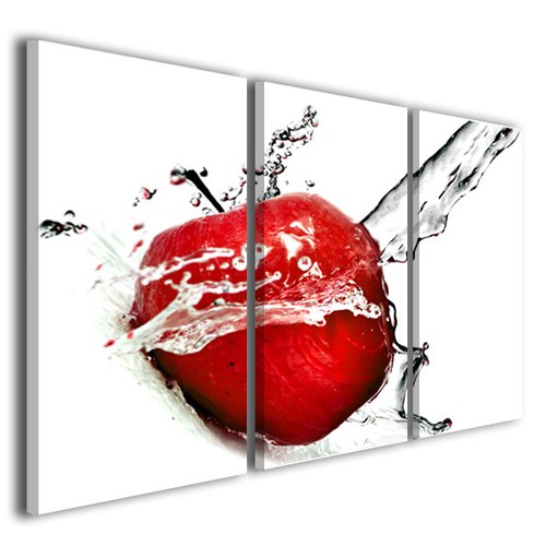 Quadro frutta mela red apple - frutta,
