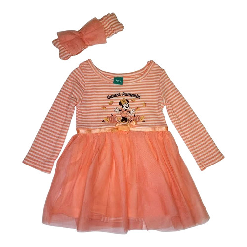 Set fascia vestito tutù zucca - set,