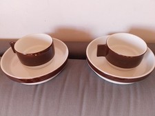 Joe Colombo A.Pozzi  2 piattini 2tazze the ALITALIA Linea72 Richard Ginori Italy