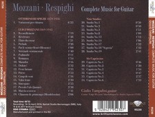 MOZZANI-RESPIGHI: COMPLETE