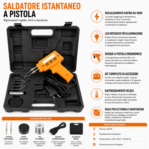 Saldatore istantaneo pistola - a,