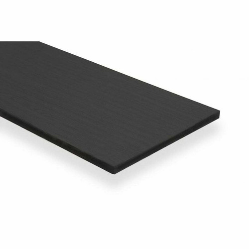 Black mdf floating - black, shelf