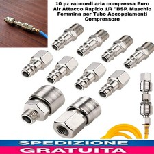 10 pz raccordi aria compressa