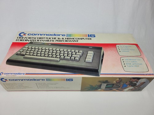 Boxed commodore c16 made - c16, "made