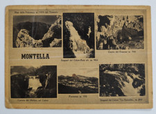 cartolina avellino montella vedute saluti viaggiata 1951 formato grande