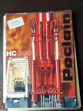 CATALOGO PUBBLICITARIO POCLAIN HC 300 ESCAVATORE IDRAULICO