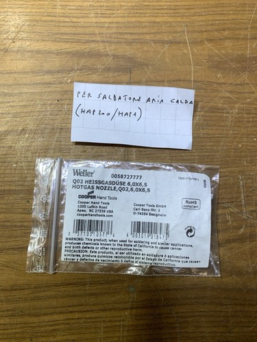 Weller 0058727777 hap - 6, x