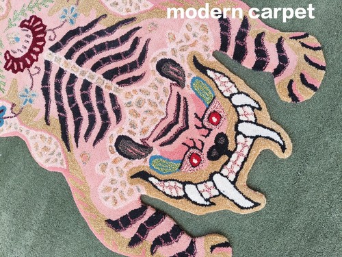 Tappeto tigre tibetano - , rosa