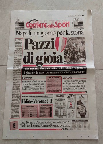 Giornale corriere scudetto - corriere,