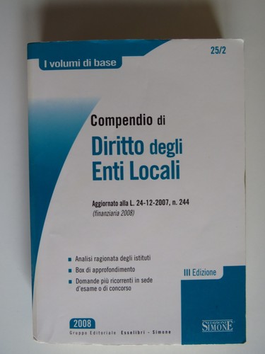Compendio diritto degli - compendio, di