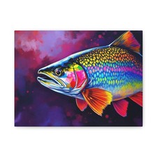 Trota arcobaleno vibrante