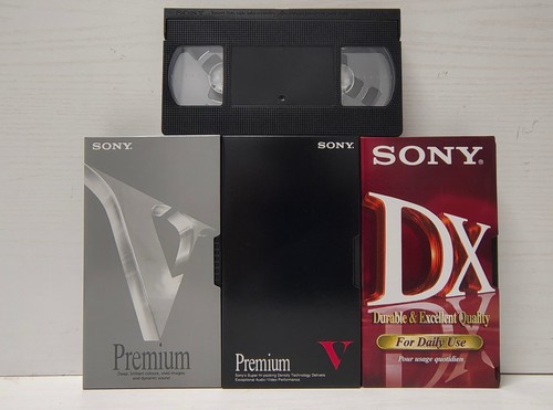 Videocassette vhs sony 120 - 10,