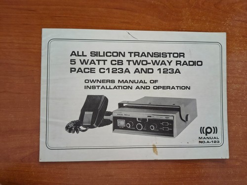 Manuale istruzioni radio pace - istruzioni,