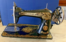 antica MACCHINA DA CUCIRE SINGER PRIMI 900 sfinge GHISA OTTIME CONDIZIONI