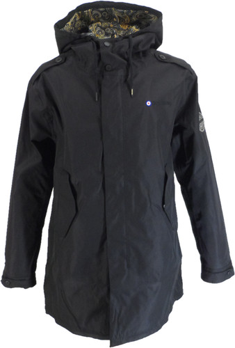 Parka uomo lambretta nero - parka,