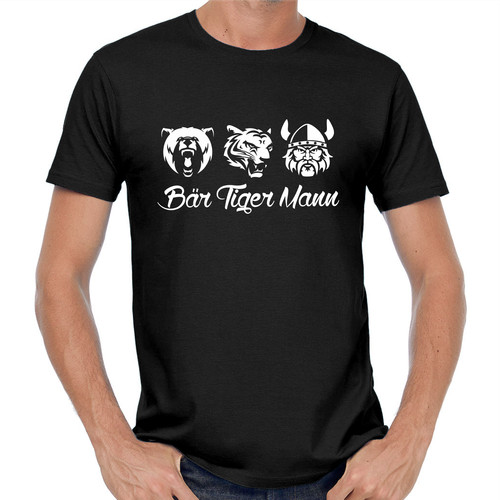 Orso tigre uomo - barba, hipster