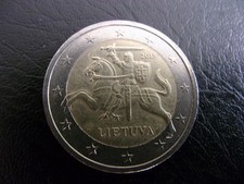 Pièce Coin 2 Euros Lituanie