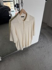 Zara camicia maglia irregolare