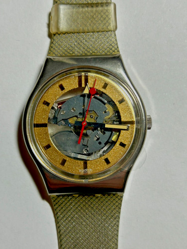 Swatch gent 1988 - gent, golden