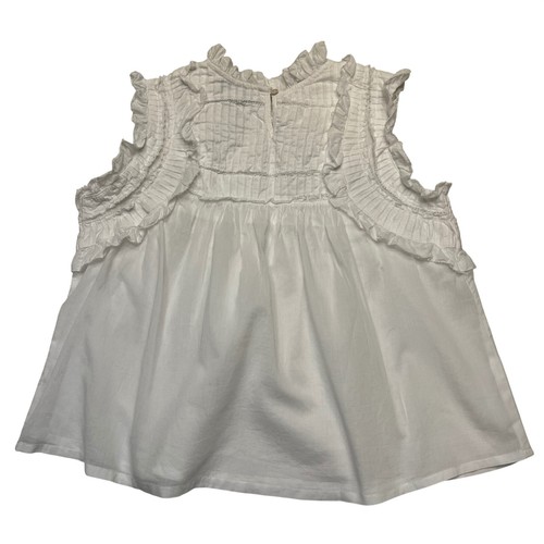 Top babydoll senza maniche