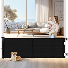 Extendable gate for stairs