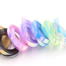 Nastro laser piatto 10 m rifilatura fai da te artigianato lucido magro larghezza 12 mm gel di silice