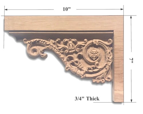 Staffa terminale decorativa - ,