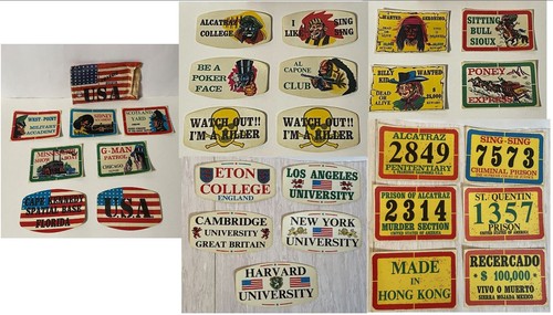 Adesivi vari usa anni 70 - vari, '70