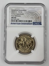 2025 D TEXAS AMERICAN INNOVATION STAZIONE SPAZIALE INTERNAZIONALE NGC MS66⭐FIRST RLS⭐