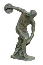 Discobolo in bronzo h. cm