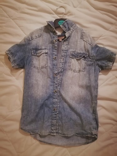 Camicia bianca blu - camicia,