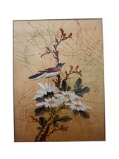 Quadro vintage due uccellini