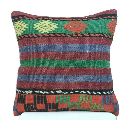 Copricuscino kilim turco - kilim, fatto