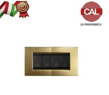 PLACCA 4P ORO OPACO METALLO