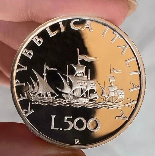 500 lire caravelle 1993 proof - 500,