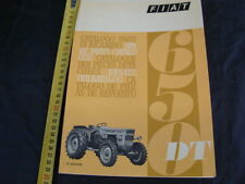 SUPPLEMENTO CATALOGO PARTI DI RICAMBIO TRATTORE FIAT 650 DT 1970 2°EDIZ