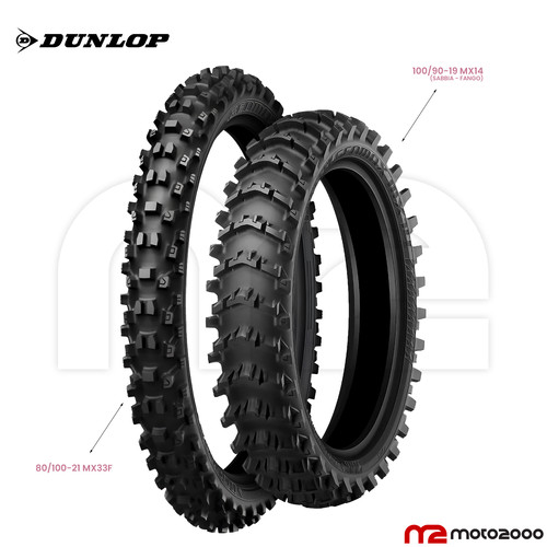 Coppia gomme pala dunlop - gomme,