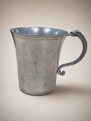 Boccale peltro vintage con - in,