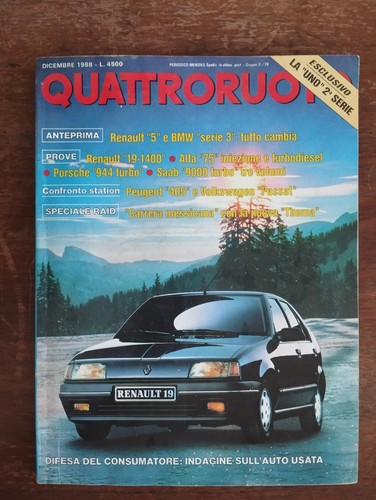 1988 quattroruote dicembre - 1988,